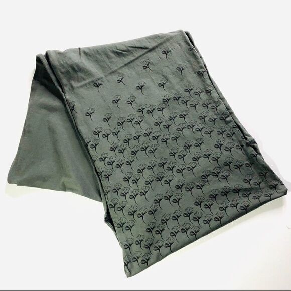 Infinity Jersey Scarf, Plaid Scarf Burlesque Red Grey, Set of (2) - Picture 8 of 8